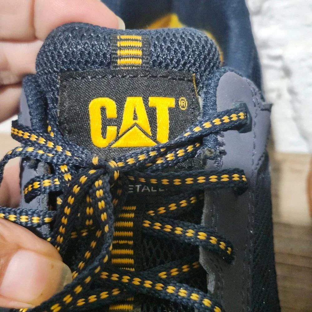 Caterpillar Streamline 2.0 Composite Toe Work Shoes Mens 10 Navy P91380 EH SRX